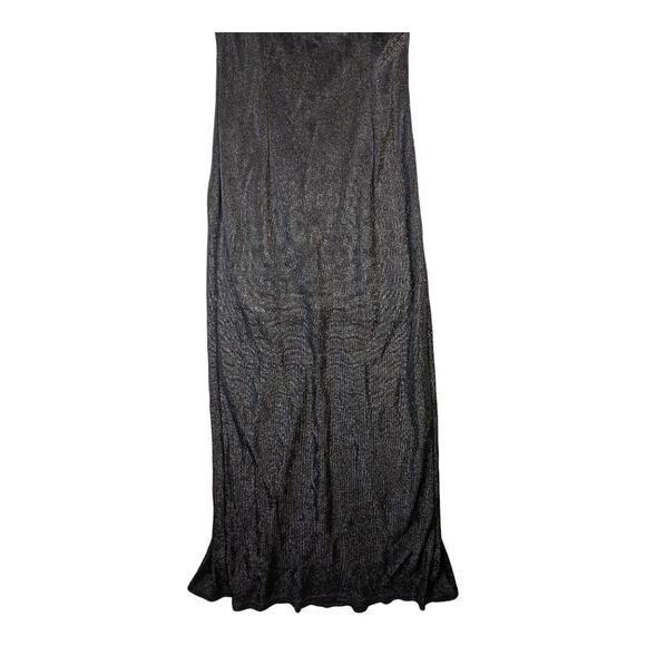 VTG Gunne Sax Jessica McClintock 9/10 Full Length Maxi Black Formal Gown Dress - Picture 10 of 12